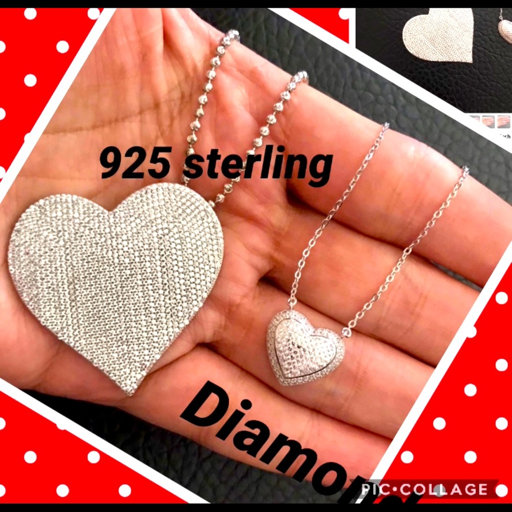 Sterling heart necklace